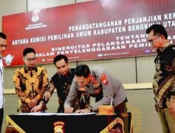 Sukseskan Pemilu 2024, KPU Dan Polres BU Teken MOU