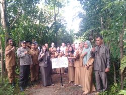 Tanda di Mulainya Realisasi DD TA 2023 Pemdes Talang Kering Gelar Titik Nol