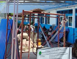 Proyek Pembangunan SMP Negeri 4 Kota Bengkulu Diduga Abaikan Standar K3